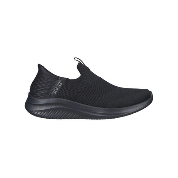 Skechers Ultra Flex 3.0 Cozy Streak Slip-ins Sneakers in Black with hands-free design and cushioned comfort
