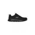Skechers Go Walk 7 Clear Path Sneakers in Black with lightweight cushioning and breathable comfort for everyday walking