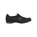Skechers Relaxed Fit Bikers Lite Relive Shoes in Black - casual slip-on sneakers with cushioned comfort