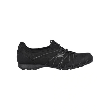 Skechers Relaxed Fit Bikers Lite Relive Shoes in Black - casual slip-on sneakers with cushioned comfort