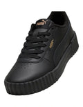 Black Puma sneaker on a white background