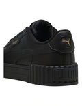 Black Puma sneaker on a white background