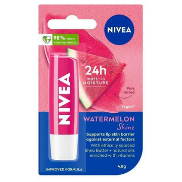 NIVEA Lip Care Watermelon Shine Balm 4.8g