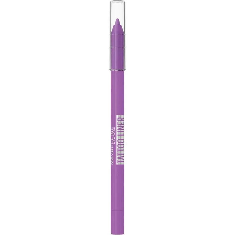 Maybelline Purple Pop waterproof gel eyeliner pencil.