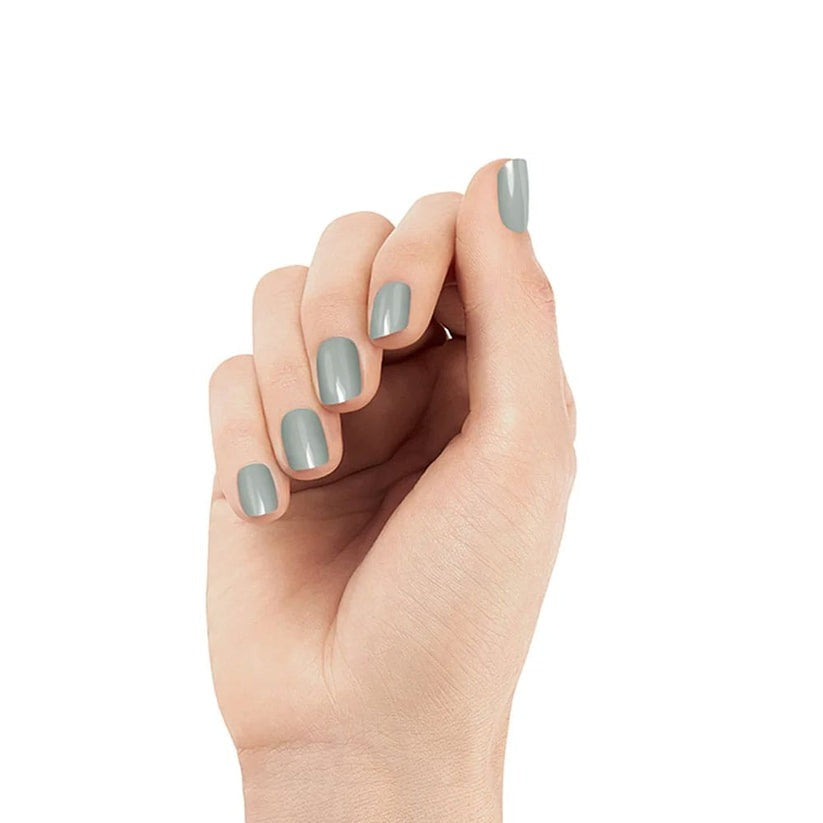 Essie Nail Polish 252 Maximillian Strasse Her 13.5ml – muted green grey nail color with glossy finish