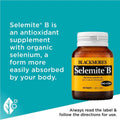 Blackmores Selenium B 100 Tablets – A bottle of Blackmores Selenium B supplement offering 100 tablets, designed to support immune function and antioxidant protection.