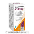 Blackmores Kaloba Liquid 50ml bottle with a green label featuring herbal extracts for respiratory health support.