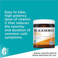 Blackmores Bio C Powder Vitamin C 125g container with a natural, healthy look, featuring a white label and orange branding.