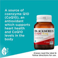 Blackmores CoQ10 75mg 90 Capsules, a bottle of dietary supplements for heart and energy health.