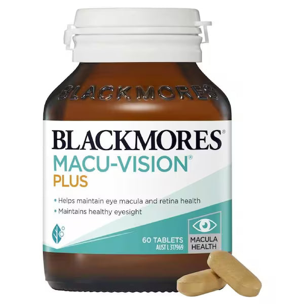 Blackmores Macu-Vision Plus 60 Tablets – Eye Health Supplement for Vision Protection