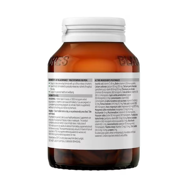 Blackmores Bilberry Eye Support Advanced 30 Tablets – Eye health supplement with bilberry extract for improved vision and eye protection.