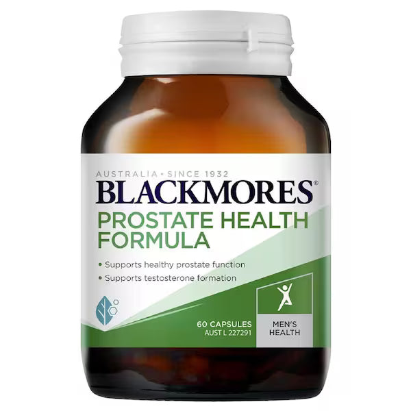 Blackmores Prostate Health Formula 60 Capsules – Supports prostate health with natural ingredients for men's well-being