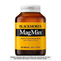Blackmores MagMin 500mg 250 Tablets – Magnesium supplement bottle for muscle function and relaxation