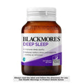 Blackmores Deep Sleep 60 Tablets, a natural sleep aid supplement designed to promote restful sleep and improve overall sleep quality.