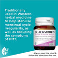 Blackmores Vitex Agnus Castus 40 Tablets, a natural supplement for women's health, supporting hormonal balance and menstrual cycle regulation.