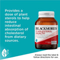 Blackmores Cholesterol Health 60 Capsules bottle with a green and white label, designed to support healthy cholesterol levels and heart health.