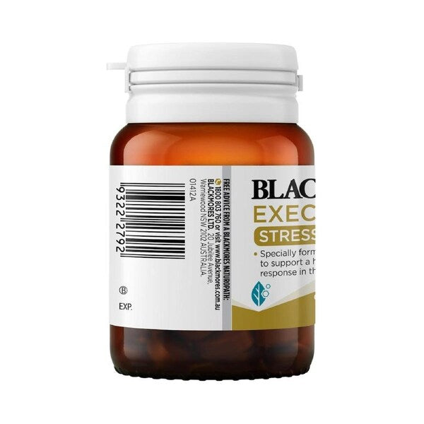 Blackmores Executive B Vitamin B Stress Support Formula 28 Pack designed to support mental performance, reduce stress, and promote overall well-being.