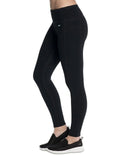 Skechers GOwalk High Waist Legging in Bold Black – Women’s supportive high-rise leggings with sleek fit, stretchy comfort, and versatile activewear style