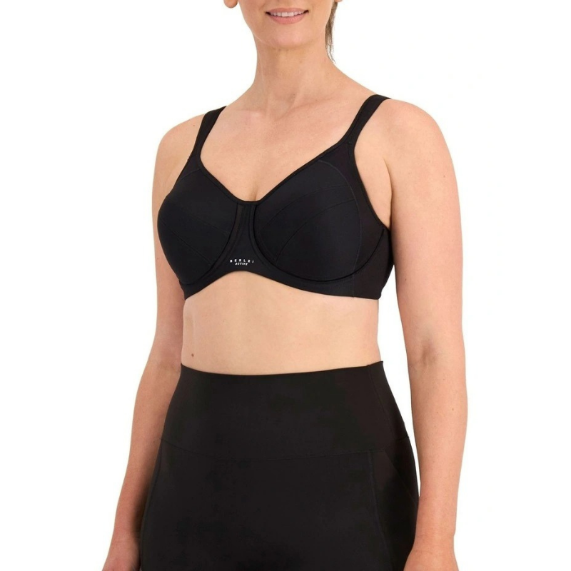 Berlei Full Support Non-Padded Sports Bra in Black