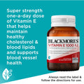 Blackmores Vitamin E 1000IU Cholesterol Health Capsules 30 pack – high-strength antioxidant supplement supporting heart and cholesterol health.