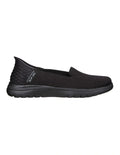Skechers On-The-Go Flex Astonish Slip-Ins Shoes in Black - lightweight cushioned slip-on walking sneakers