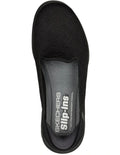 Skechers On-The-Go Flex Astonish Slip-Ins Shoes in Black - lightweight cushioned slip-on walking sneakers