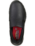 Skechers Work Relaxed Fit Nampa Annod SR Sneakers in Black - slip-resistant work shoes with cushioned comfort