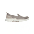 Skechers Go Walk 7 Razi Shoes in TPE Taupe - lightweight cushioned walking sneakers with breathable comfort