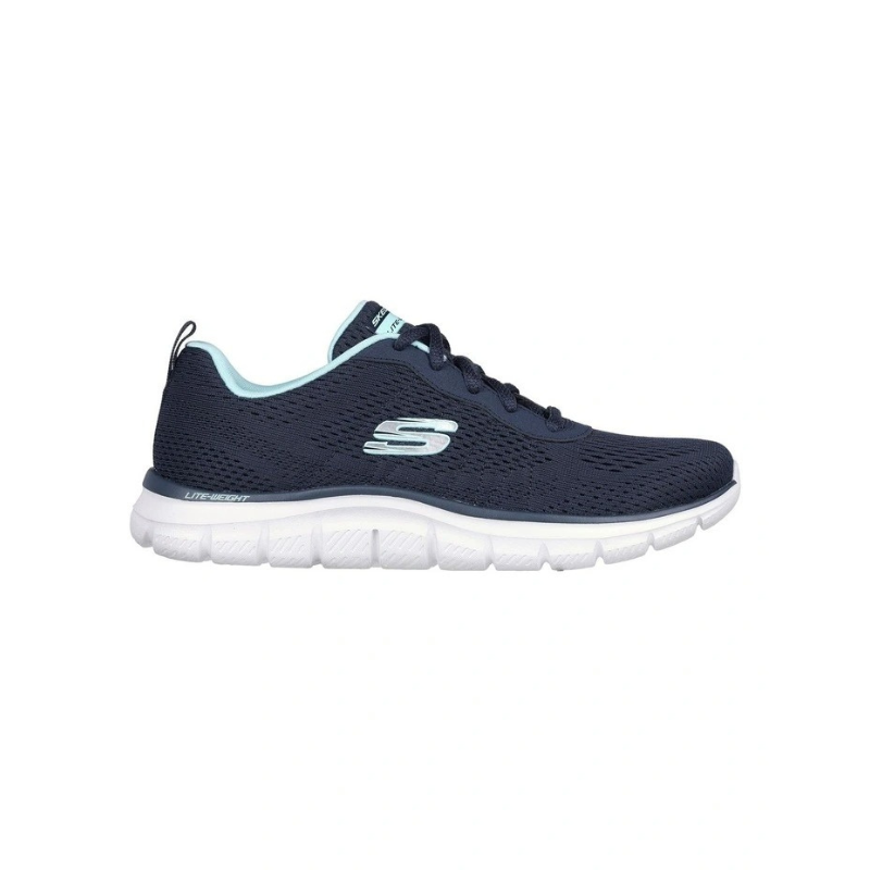 Skechers Track New Staple Sneakers in Blue - lightweight cushioned athletic shoes for men and women