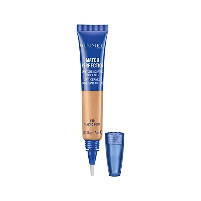 Rimmel Match Perfection Concealer 040 Classic Beige 7ml smooth coverage makeup