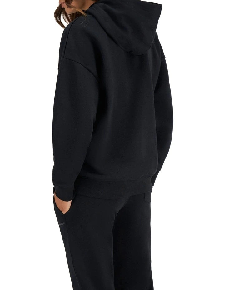 Men’s Champion Script Tonal Black Hoodie casual wear