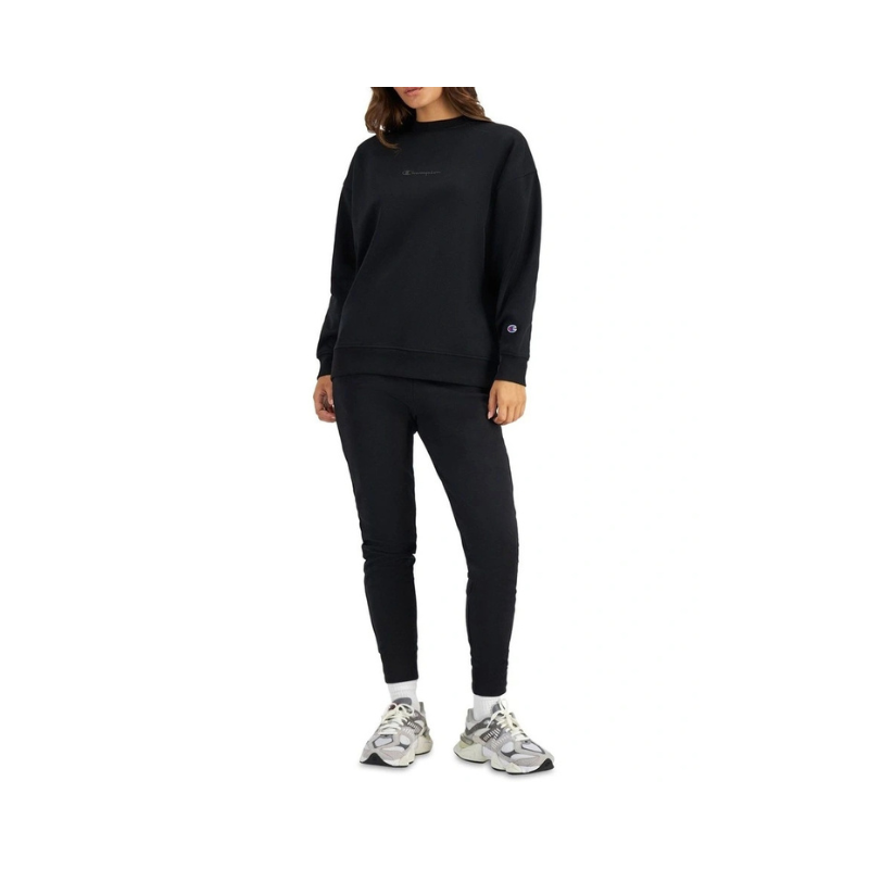 Men’s Champion tonal crewneck sweater with logo