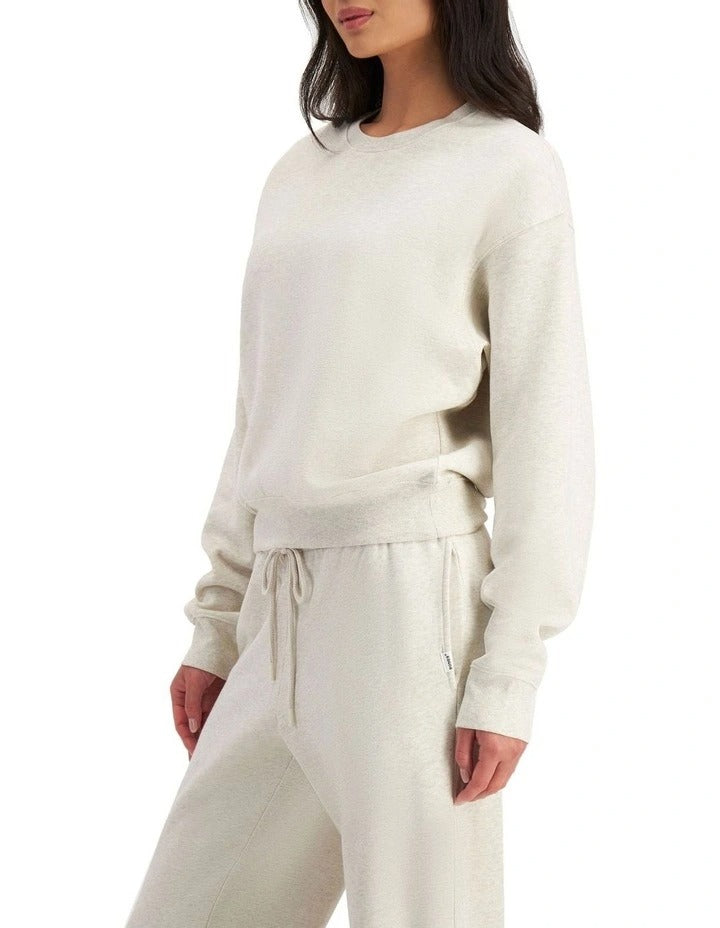 Women's Sweats Cotton Fleece Pullover with crew neck, ribbed cuffs and hem, made from soft cosy cotton fleece