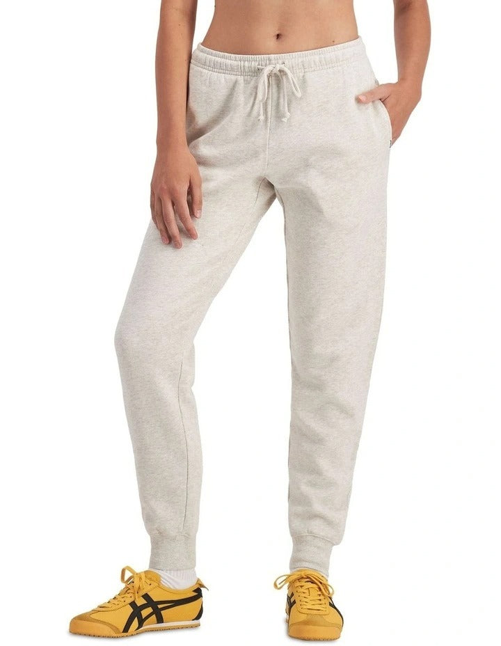 Sweats Cotton Fleece Skinny Trackie with slim fit, fleecy lining, elastic drawcord waist, and side seam pockets for everyday comfort