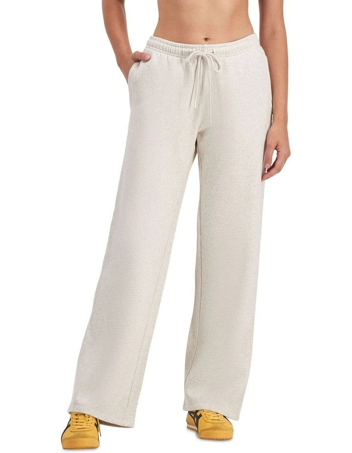 Sweats Cotton Fleece Straight Leg Trackie in French terry cotton with drawcord waist, side seam pockets, and relaxed straight-leg fit for everyday comfort