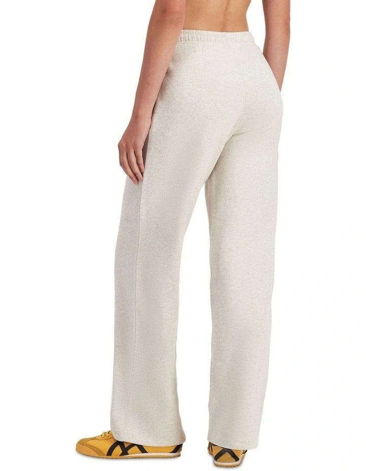 Sweats Cotton Fleece Straight Leg Trackie in French terry cotton with drawcord waist, side seam pockets, and relaxed straight-leg fit for everyday comfort