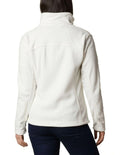 Columbia Fast Trek II Fleece Jacket in Sea Salt with zip pockets and lightweight microfleece