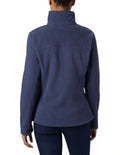 Columbia Fast Trek II Fleece Jacket in Nocturnal with zippered hand pockets and adjustable hem