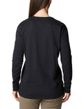 Columbia North Cascades Long Sleeve T-shirt in Black made with 100% cotton jersey for classic comfort