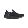 Skechers Ultra Flex 3.0 Cozy Streak Slip-ins Sneakers in Black with hands-free design and cushioned comfort