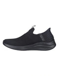 Skechers Ultra Flex 3.0 Cozy Streak Slip-ins Sneakers in Black with hands-free design and cushioned comfort