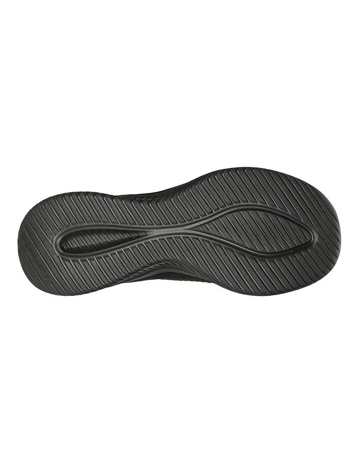 Skechers Ultra Flex 3.0 Cozy Streak Slip-ins Sneakers in Black with hands-free design and cushioned comfort