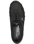 Skechers Relaxed Fit Bikers Lite Relive Shoes in Black - casual slip-on sneakers with cushioned comfort