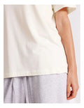 Chloe & Lola oversized crew neck top in soft modal-cotton blend.