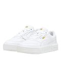 Puma Cali Court Women’s Sneakers with leather and synthetic upper, flat sole, and sporty streetwear design in a classic court-inspired silhouette.