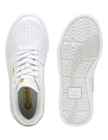 Puma Cali Court Women’s Sneakers with leather and synthetic upper, flat sole, and sporty streetwear design in a classic court-inspired silhouette.