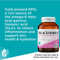 Blackmores Evening Primrose Oil Skin Health Vitamin Capsules 125 pack – natural supplement for women’s skin, hormone balance, and overall wellbeing.