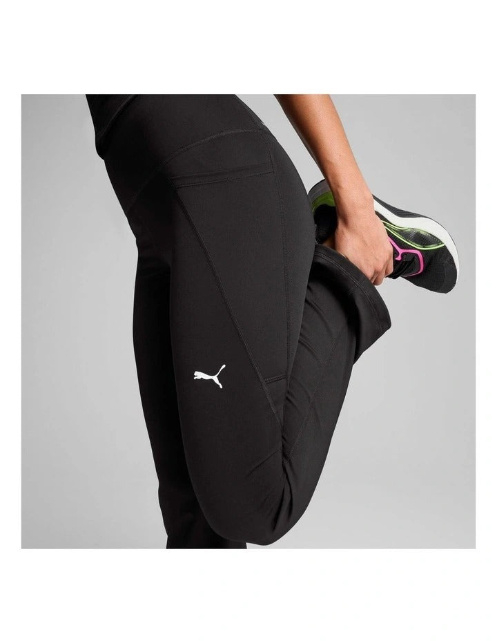 Puma Wardrobe Essentials Sweatpants high-rise bootcut with dryCell technology, recycled polyester, and side pockets