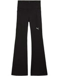 Puma Wardrobe Essentials Sweatpants high-rise bootcut with dryCell technology, recycled polyester, and side pockets