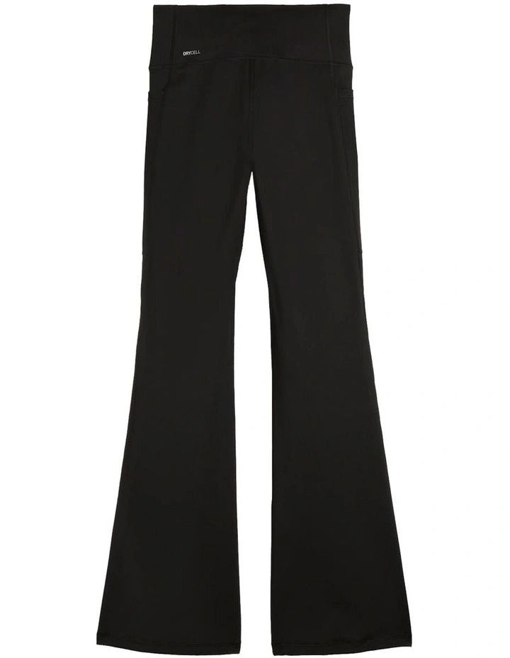 Puma Wardrobe Essentials Sweatpants high-rise bootcut with dryCell technology, recycled polyester, and side pockets